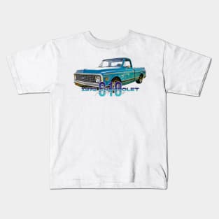 Restored 1972 Chevrolet C10 Pickup Truck Kids T-Shirt